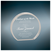 Clear Round Acrylic Award
