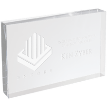 Clear Rectangle Acrylic Award