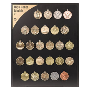 2" High Relief Medals