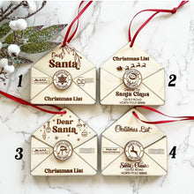 Santa List Ornament & Gift Card Holder