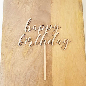 Happy Birthday Cake Topper
