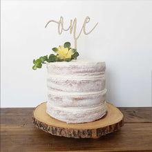 One Cake Topper