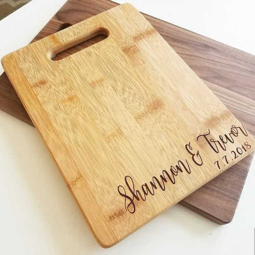 Cutting Board - Names and Date