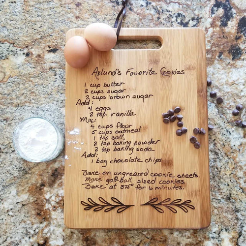 Cutting Board - Custom Handwriting