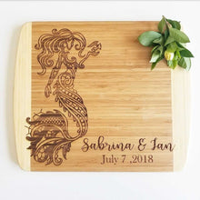 Cutting Board - Mermaid Wedding