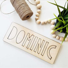 Custom Name Wooden Puzzle