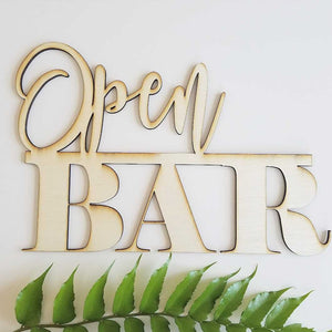 Open Bar Cutout