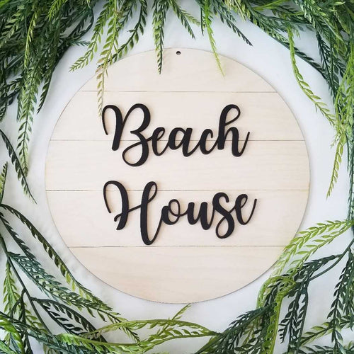 Shiplap Round - Beach House