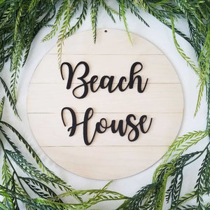 Shiplap Round - Beach House
