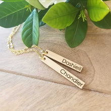Wooden Tag Necklace