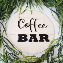 Shiplap Round - Coffee Bar