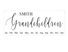 Grandchildren Dates Board