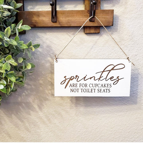 Cheeky Bathroom Signs