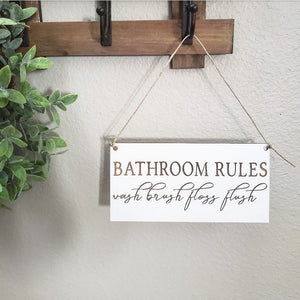 Cheeky Bathroom Signs