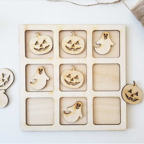 Tic Tac Toe - Pumpkin & Ghost